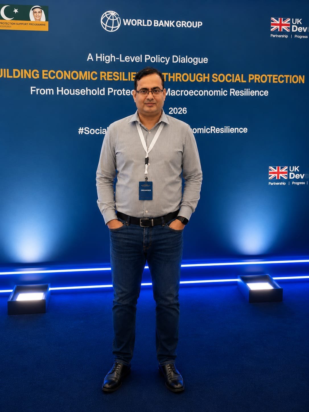 Sameed Ahmad at professional event